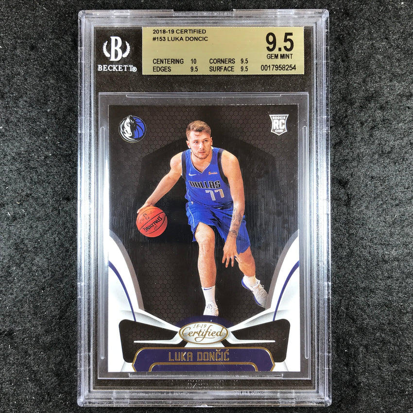 2018-19 Certified LUKA DONCIC Rookie Base #153 BGS 9.5 (254)