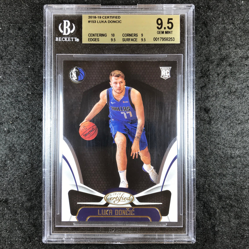 2018-19 Certified LUKA DONCIC Rookie Base #153 BGS 9.5 (253)
