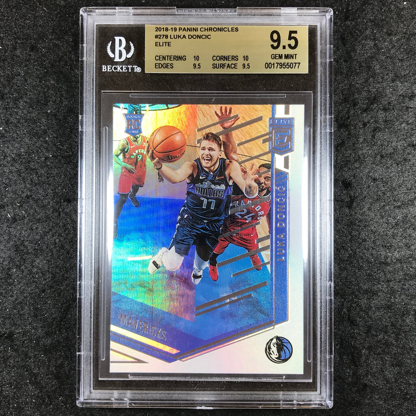 2018-19 Chronicles LUKA DONCIC Elite Rookie #278 BGS 9.5 (077)
