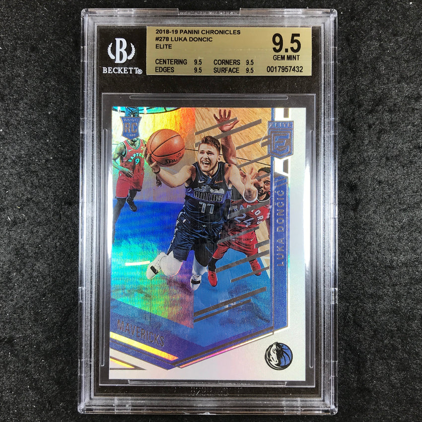2018-19 Chronicles LUKA DONCIC Elite Rookie #278 BGS 9.5 (432)