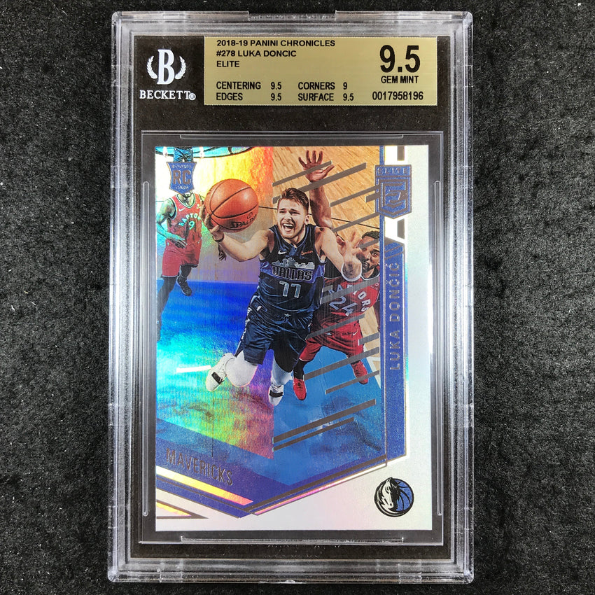 2018-19 Chronicles LUKA DONCIC Elite Rookie #278 BGS 9.5 (196)