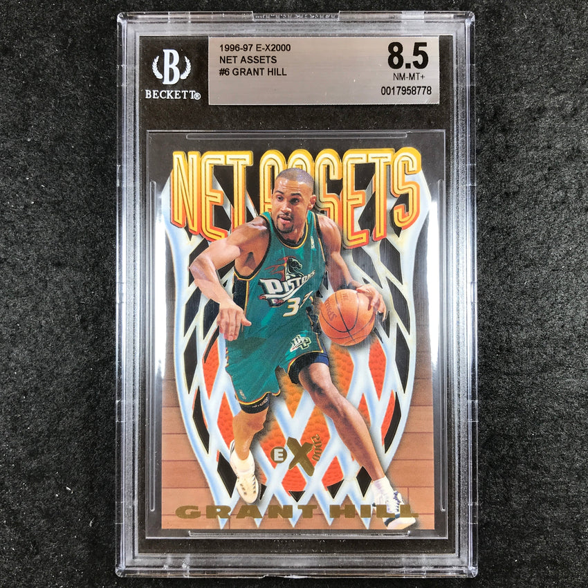 1996-97 EX-2000 GRANT HILL Net Assets #6 BGS 8.5 (778)