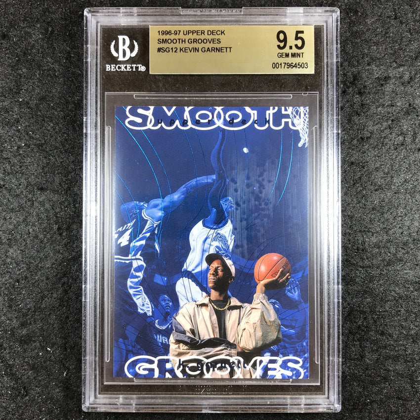 1996-97 Upper Deck KEVIN GARNETT Smooth Grooves Rookie #SG12 BGS 9.5 (503)