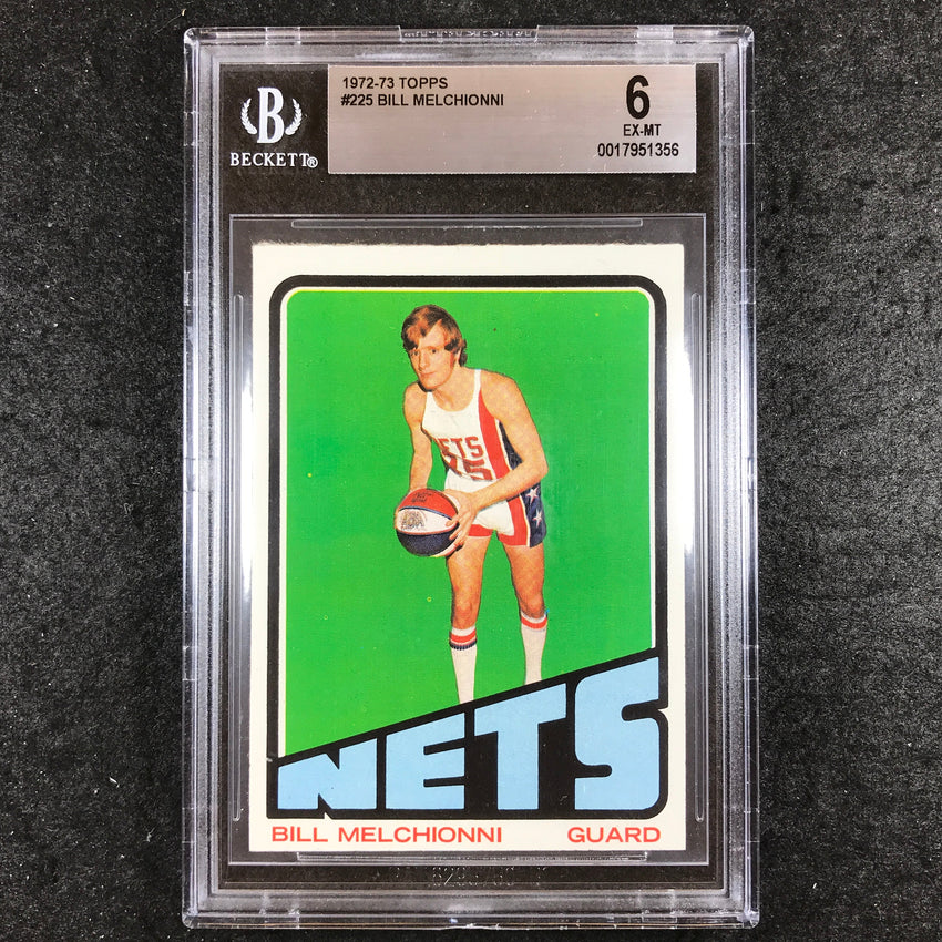 1972-73 Topps BILL MELCHIONNI #225 BGS 6 (356)