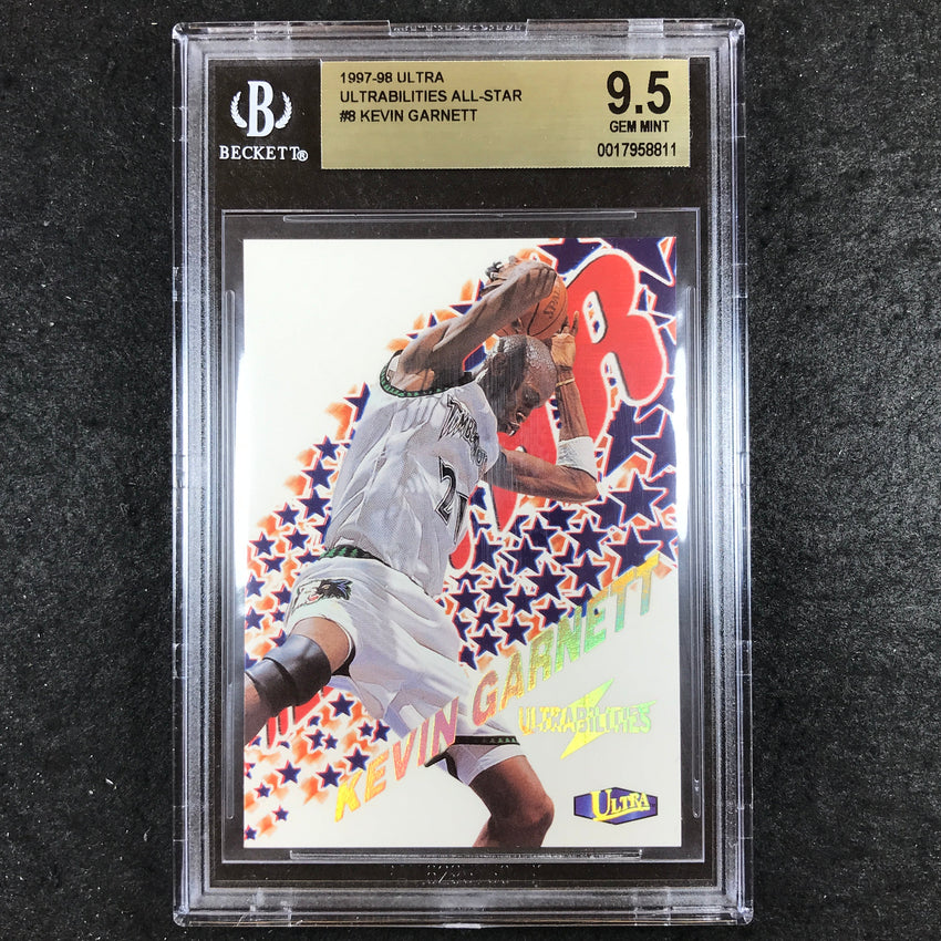 1997-98 Fleer Ultra KEVIN GARNETT Ultrabilities All-Star #8 BGS 9.5 (811)