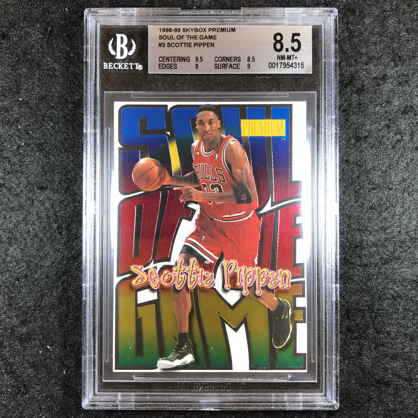 1998-99 Skybox Premium SCOTTIE PIPPEN Soul of the Game #3 BGS 8.5 (315)