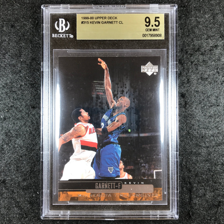 1999-00 Upper Deck KEVIN GARNETT #315 BGS 9.5 (908)