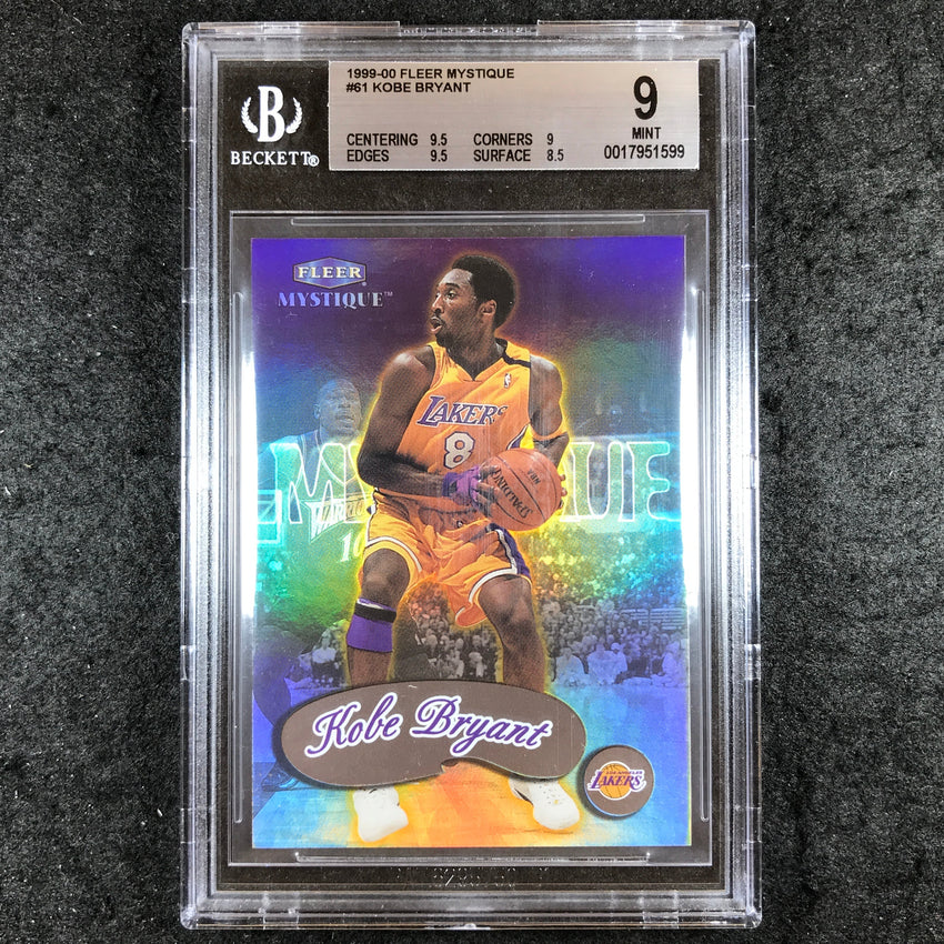 1999-00 Fleer Mystique KOBE BRYANT #61 BGS 9 (599)
