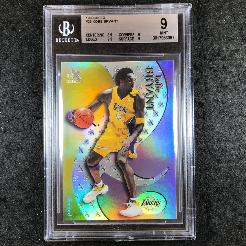 1999-00 E-X KOBE BRYANT #25 BGS 9 (091)