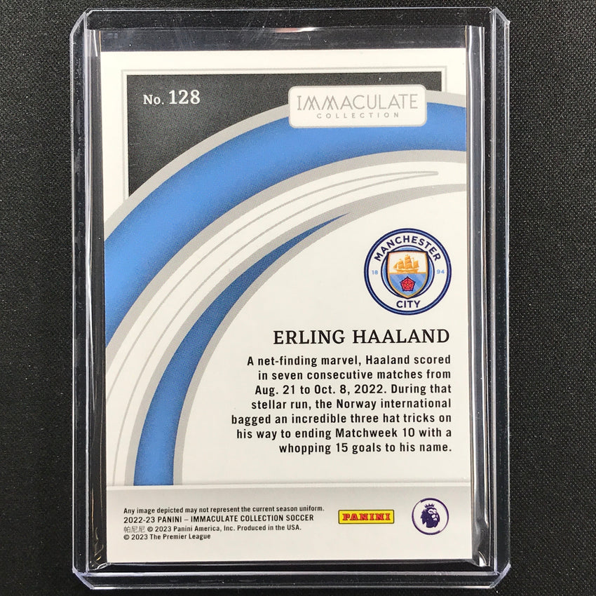 2022-23 Immaculate Erling Haaland Base Sapphire 18/25