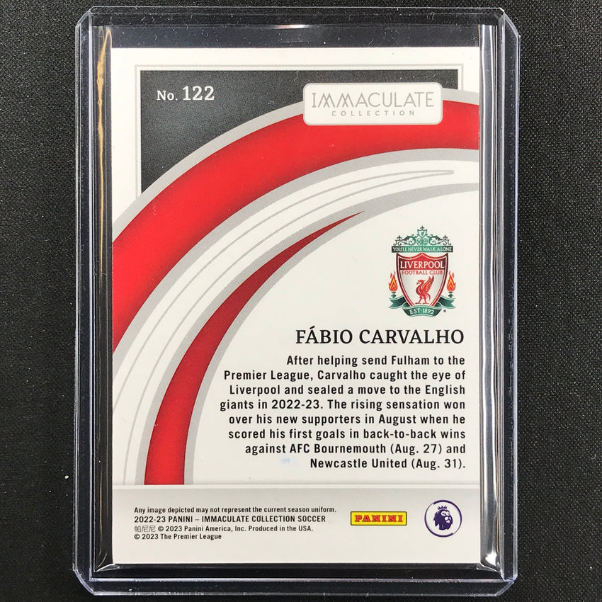 2022-23 Immaculate Fabio Carvalho Rookie Base Platinum 1/1