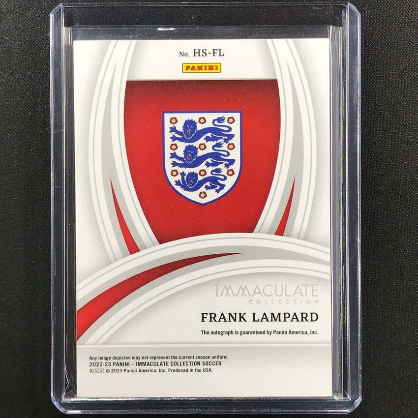 2022-23 Immaculate Frank Lampard Heralded Signatures Acetate Auto Gold 25/25