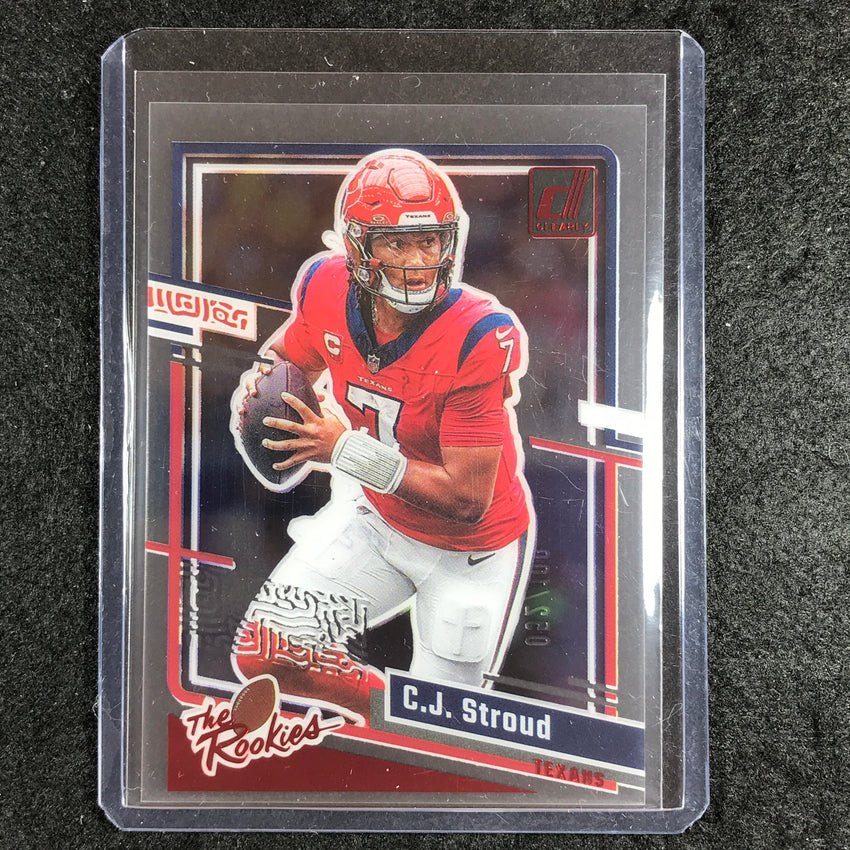2023 Clearly Donruss Football C.J. STROUD The Rookies Red 52/100