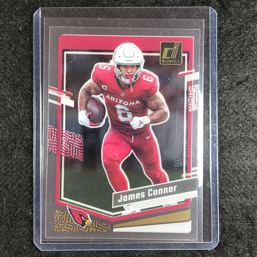 2023 Clearly Donruss Football JAMES CONNER Base Gold #1