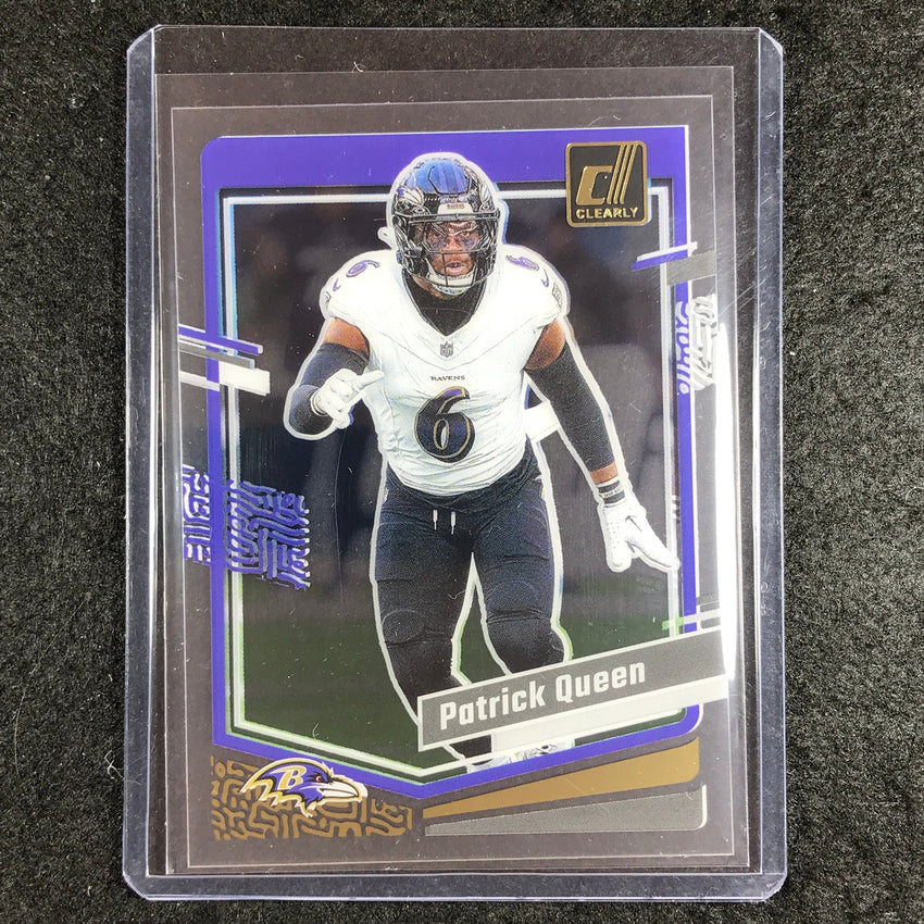 2023 Clearly Donruss Football PATRICK QUEEN Base Gold #5