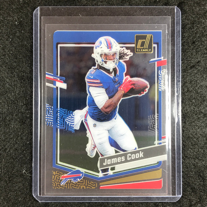 2023 Clearly Donruss Football JAMES COOK Base Gold #6