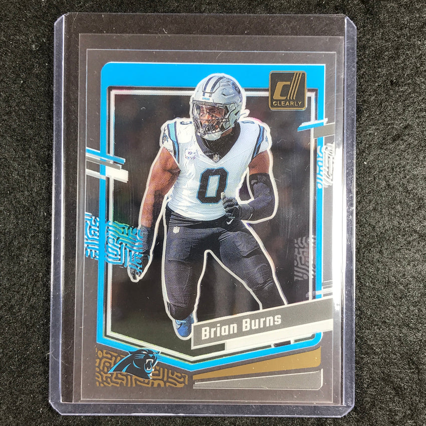 2023 Clearly Donruss Football BRIAN BURNS Base Gold #8