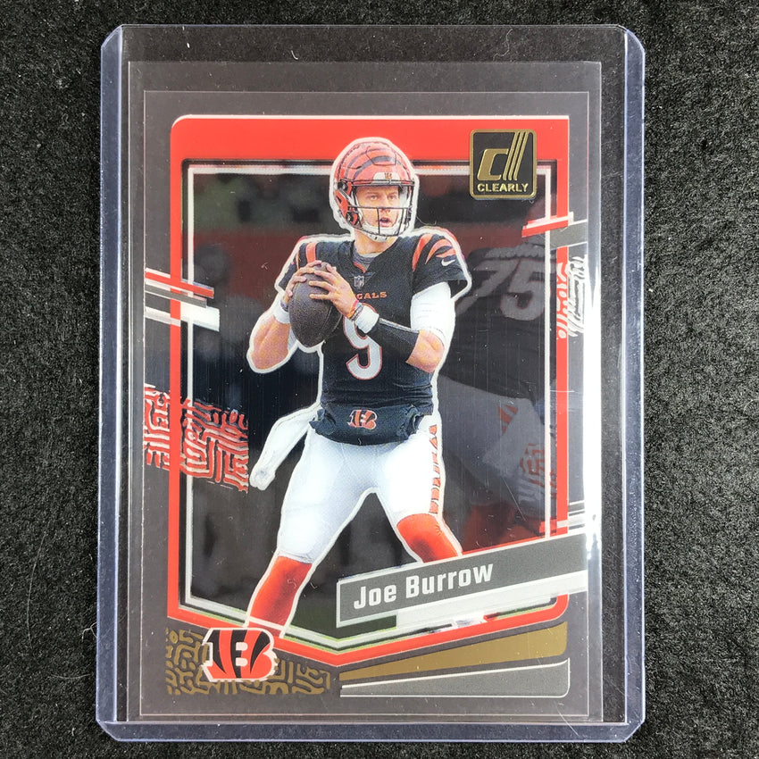 2023 Clearly Donruss Football JOE BURROW Base Gold #11