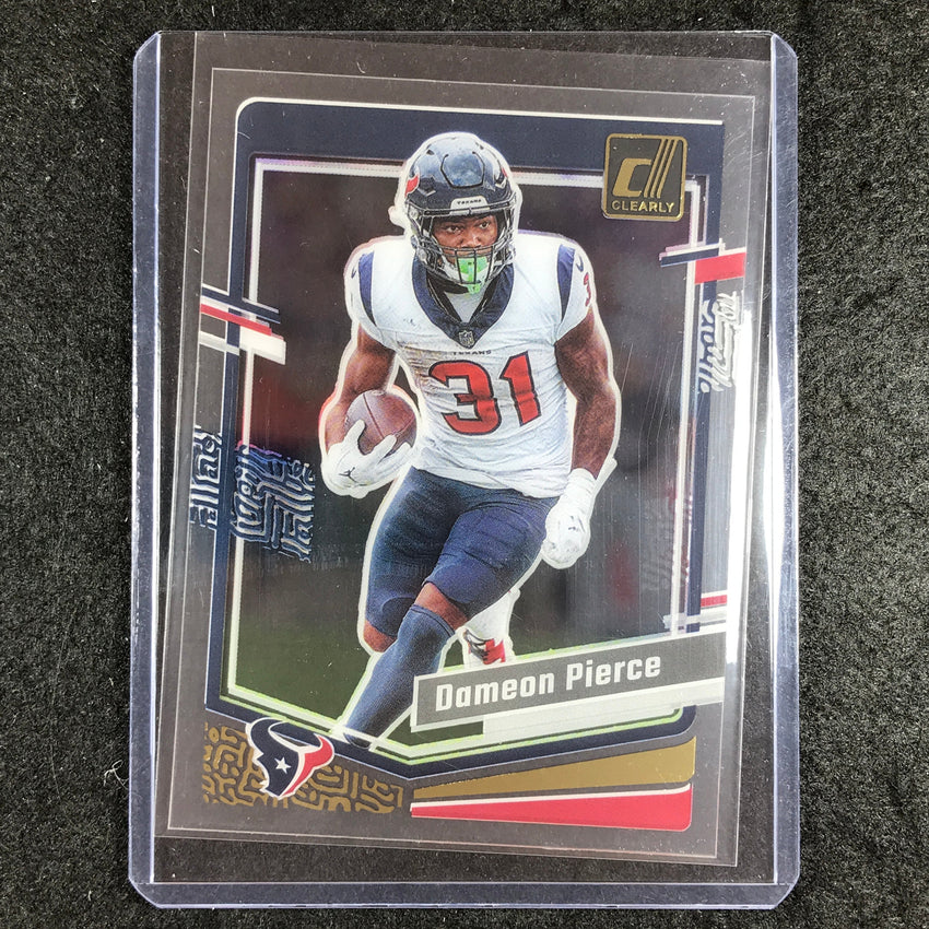 2023 Clearly Donruss Football DAMEON PIERCE Base Gold #21
