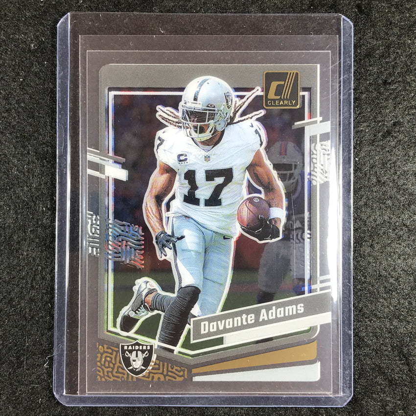 2023 Clearly Donruss Football DAVANTE ADAMS Base Gold #27