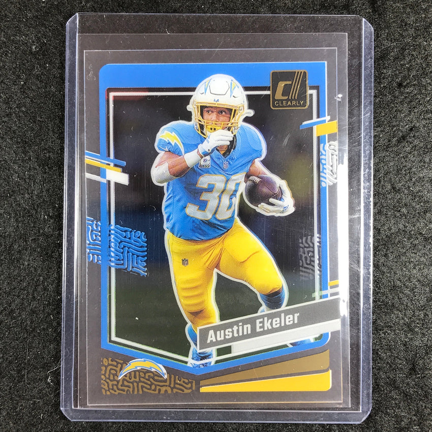 2023 Clearly Donruss Football AUSTIN EKELER Base Gold #28