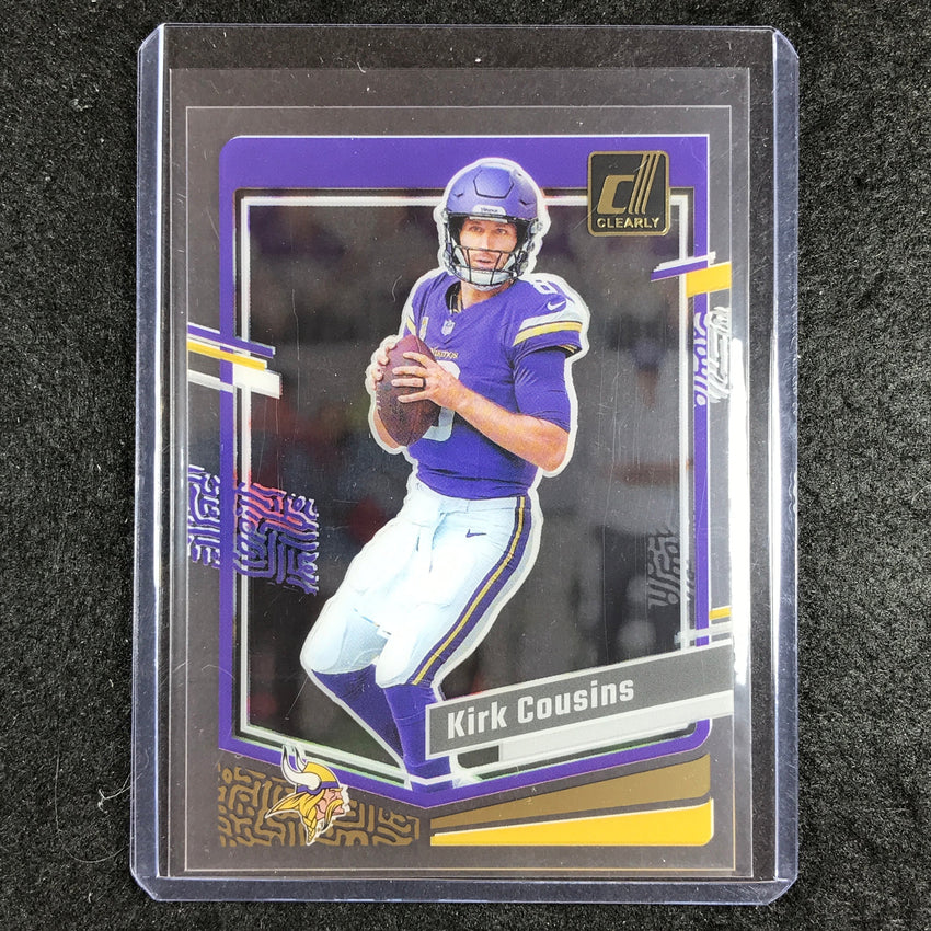 2023 Clearly Donruss Football KIRK COUSINS Base Gold #33