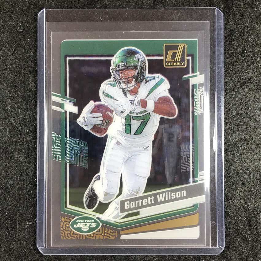 2023 Clearly Donruss Football GARRETT WILSON Base Gold #37