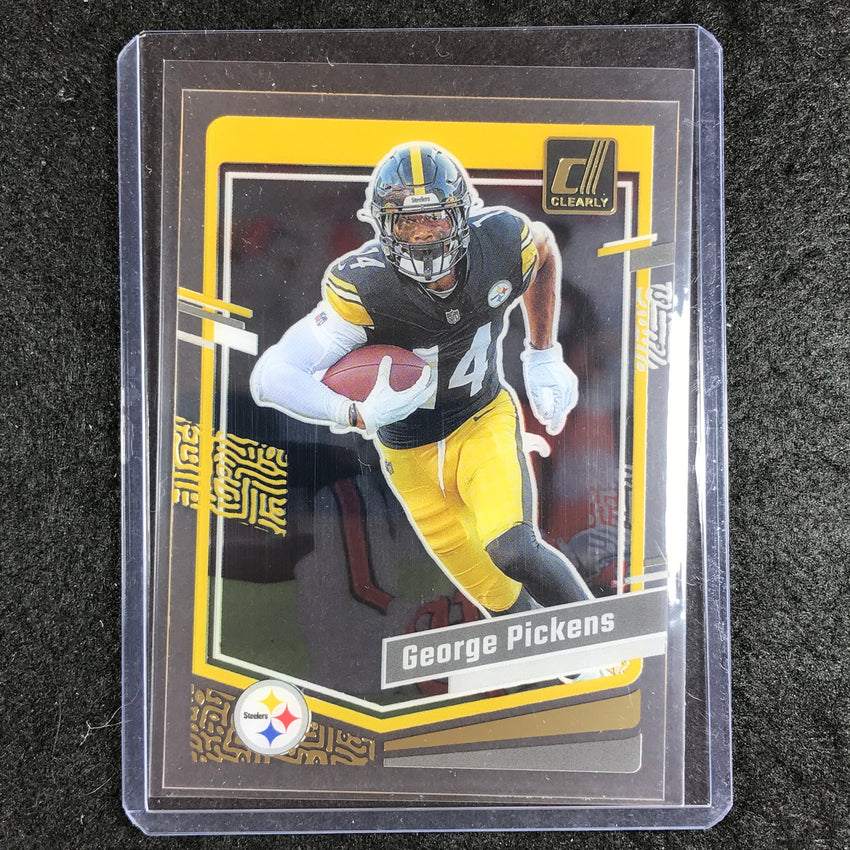 2023 Clearly Donruss Football GEORGE PICKENS Base Gold #41