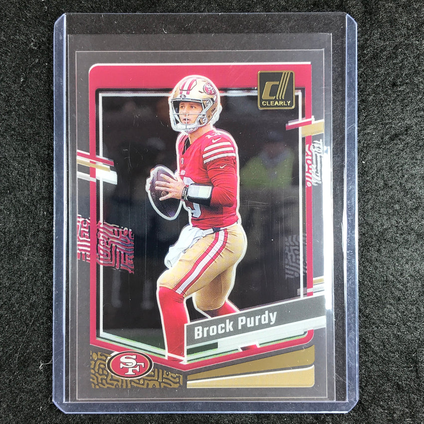 2023 Clearly Donruss Football BROCK PURDY Base Gold #43