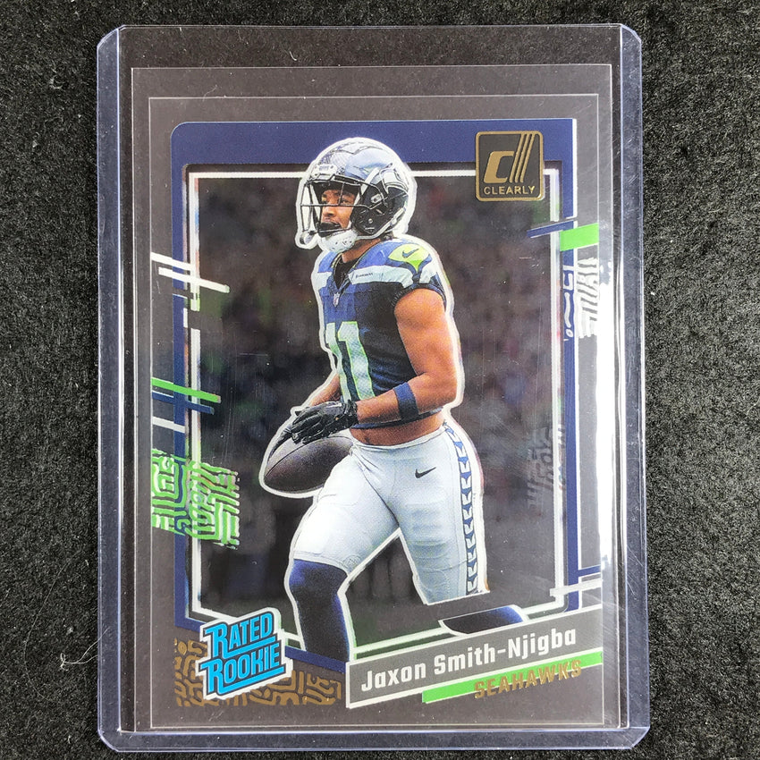 2023 Clearly Donruss Football JAXON SMITH-NJIGBA Rated Rookie Gold #67