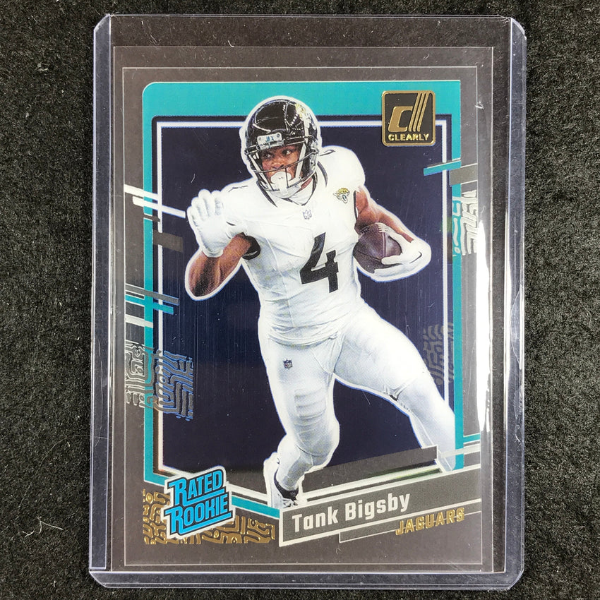 2023 Clearly Donruss Football TANK BIGSBY Rated Rookie Gold #84