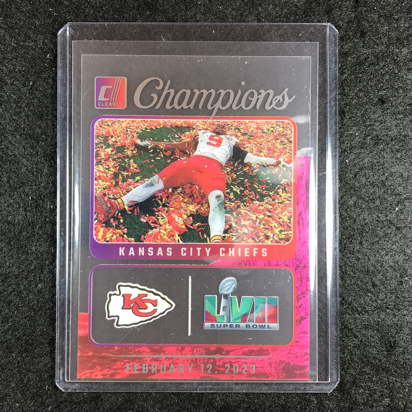 2023 Clearly Donruss Football JUJU SMITH-SCHUSTER Clearly Champions Base #12