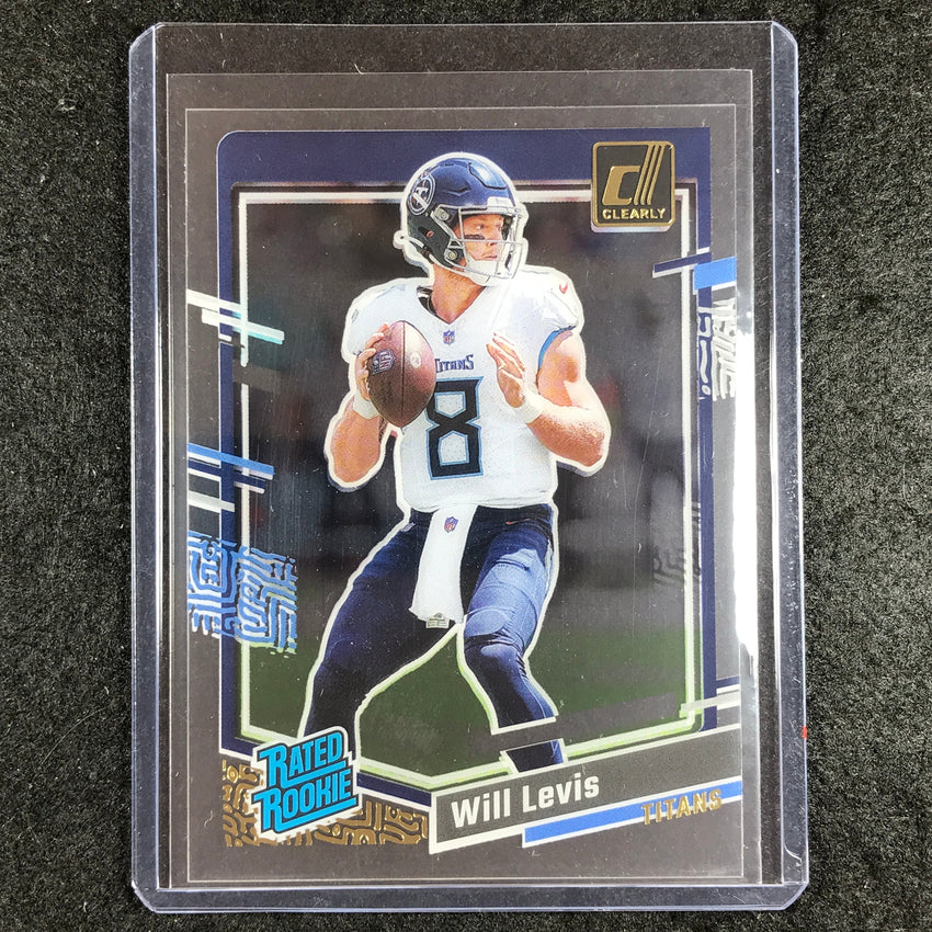 2023 Clearly Donruss Football WILL LEVIS Rated Rookie Gold #94
