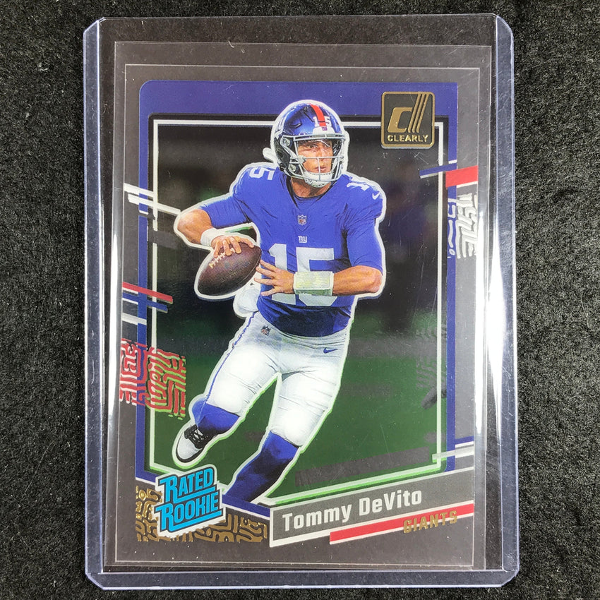 2023 Clearly Donruss Football TOMMY DEVITO Rated Rookie Gold #97