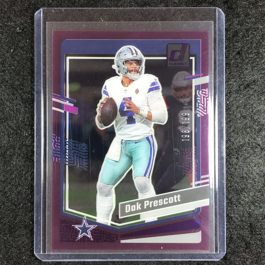 2023 Clearly Donruss Football DAK PRESCOTT Base Purple 198/199 #14