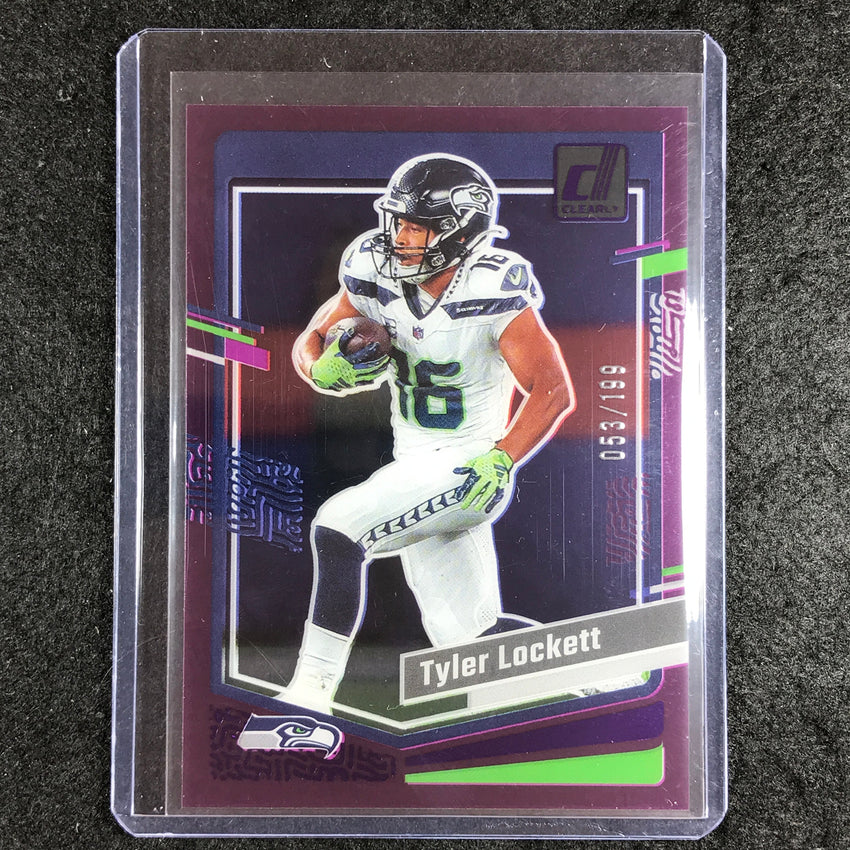 2023 Clearly Donruss Football TYLER LOCKETT Base Purple 53/199 #45