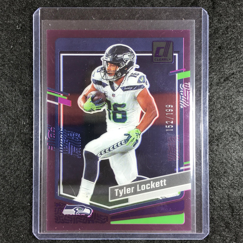 2023 Clearly Donruss Football TYLER LOCKETT Base Purple 152/199 #45