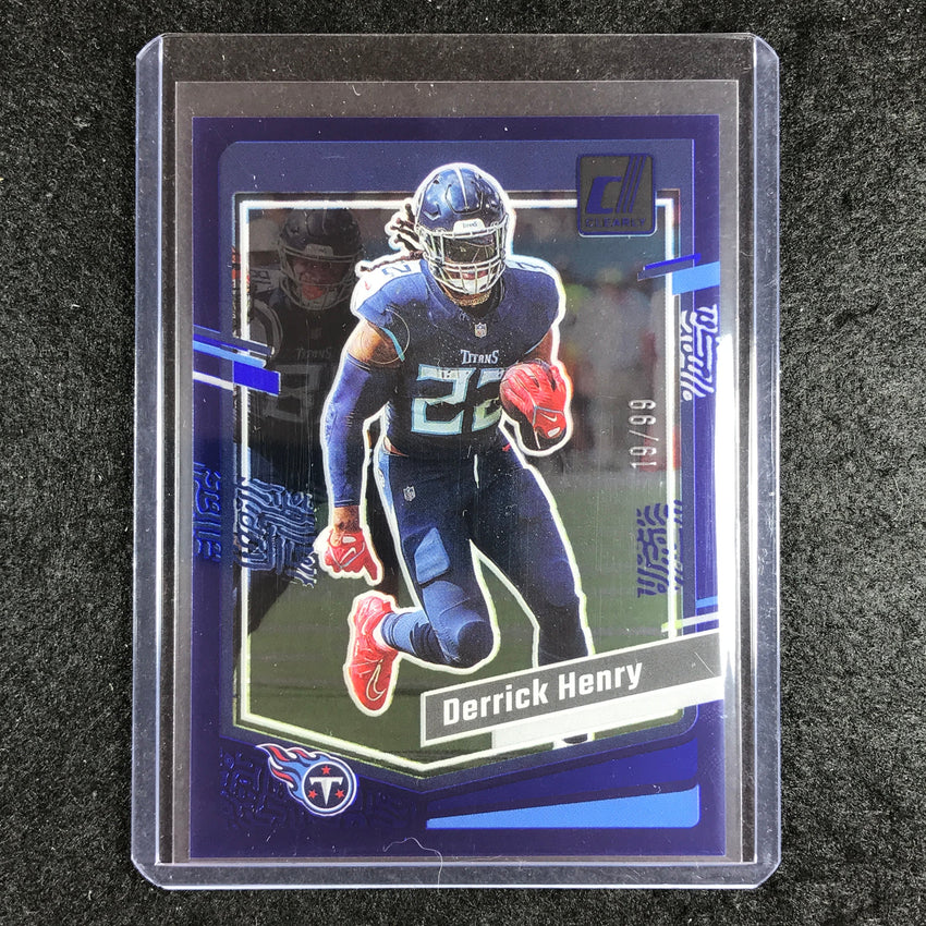 2023 Clearly Donruss Football DERRICK HENRY Base Blue 19/99 #48