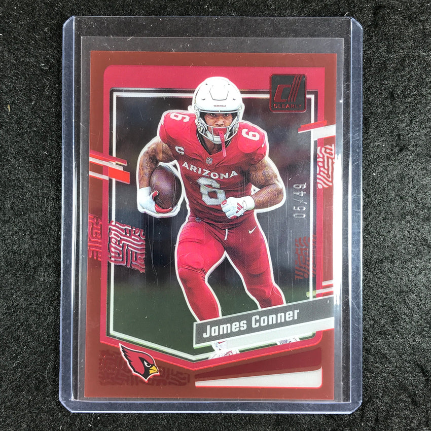 2023 Clearly Donruss Football JAMES CONNER Base Red 5/49 #1
