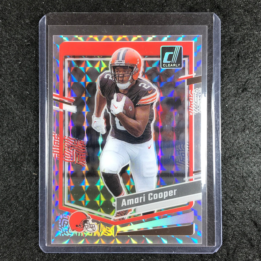 2023 Clearly Donruss Football AMARI COOPER Base Mosaic Holo SSP #13