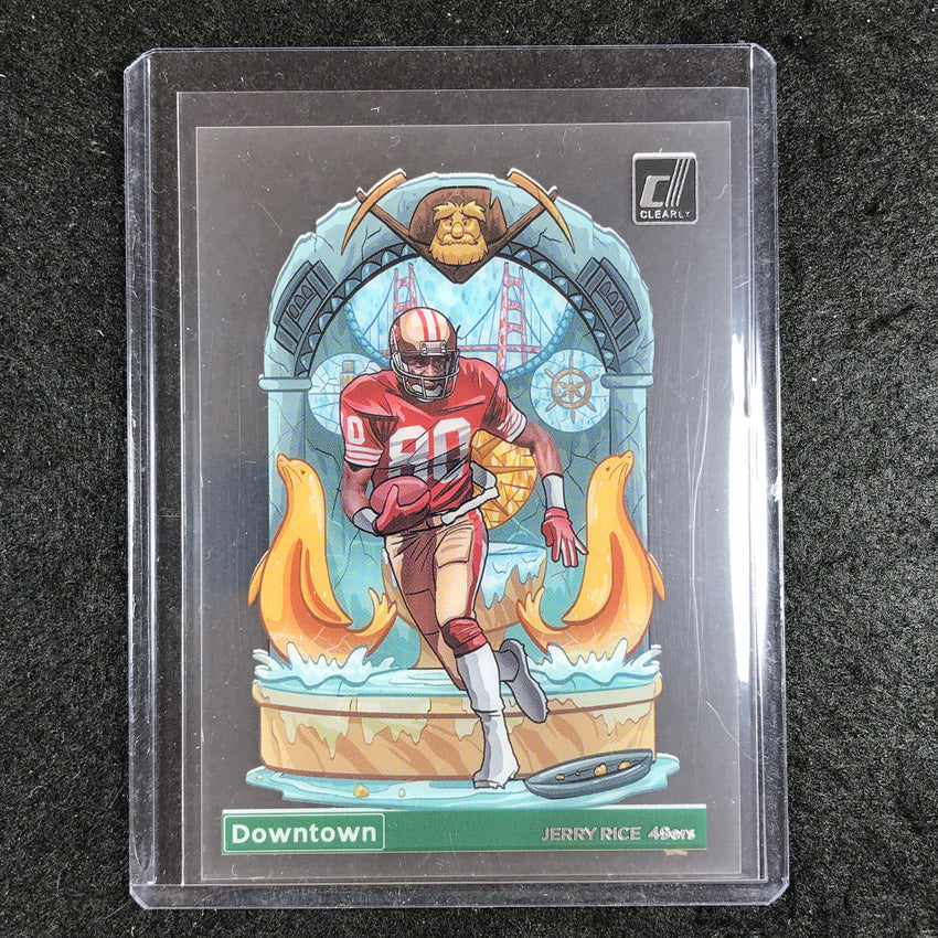 2023 Clearly Donruss Football JERRY RICE Downtown SSP #15