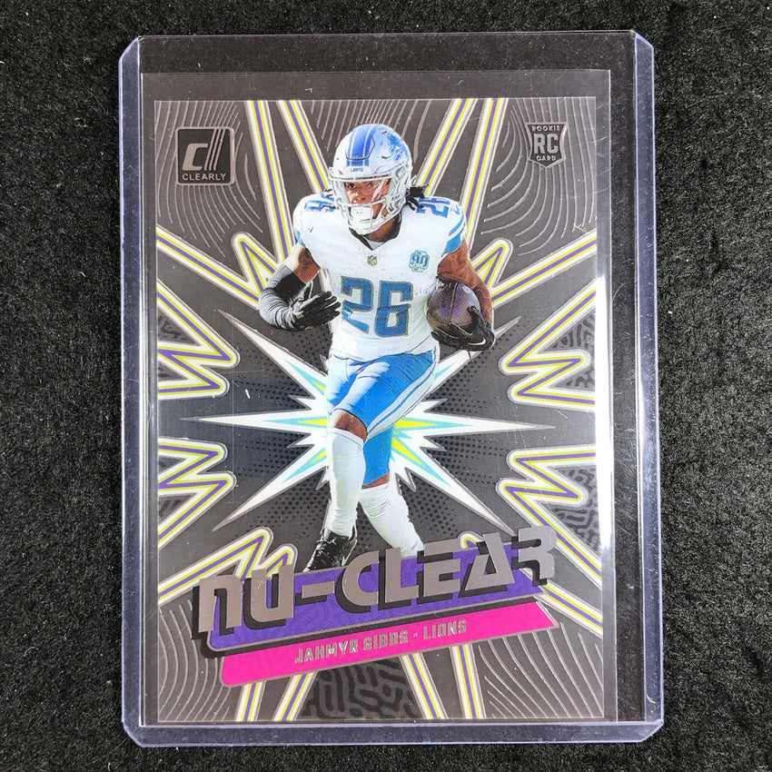 2023 Clearly Donruss Football JAHMYR GIBBS Nu-CLEAR Rookie SP #13