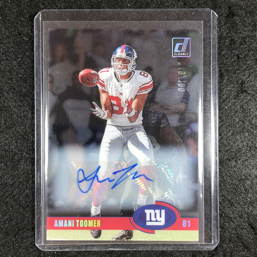 2023 Clearly Donruss Football AMANI TOOMER Retro 2003 Auto 49/100