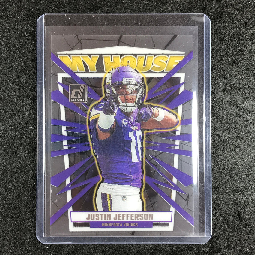 2023 Clearly Donruss Football JUSTIN JEFFERSON My House Base #5