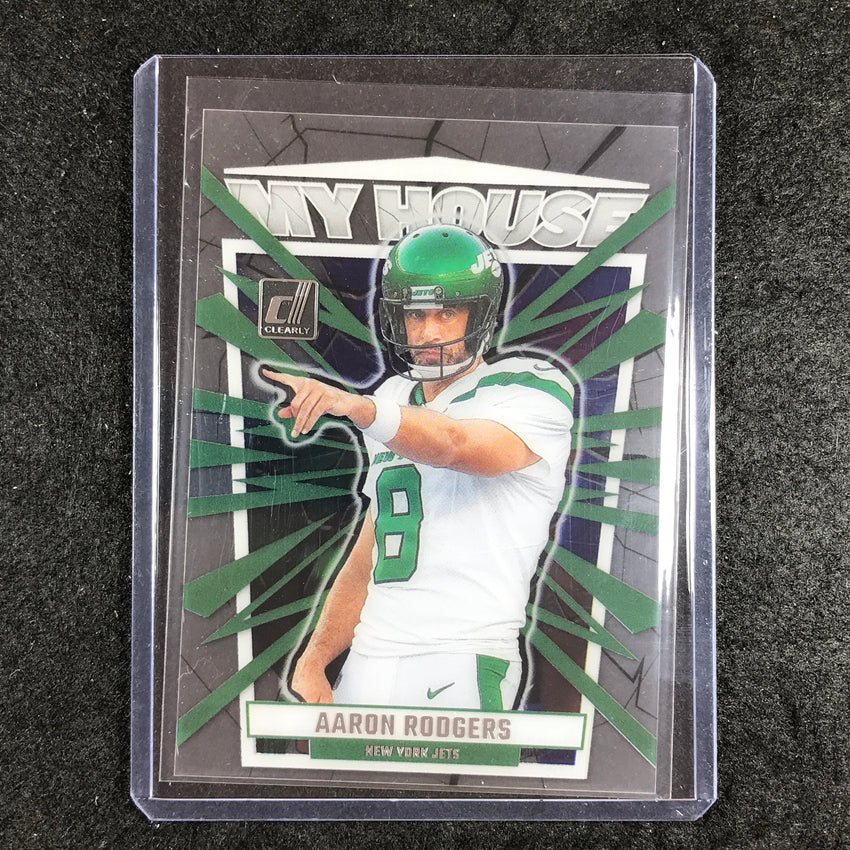 2023 Clearly Donruss Football AARON RODGERS My House Base #6