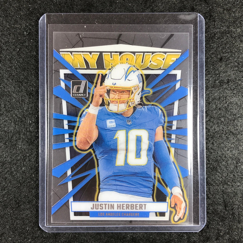 2023 Clearly Donruss Football JUSTIN HERBERT My House Base #9