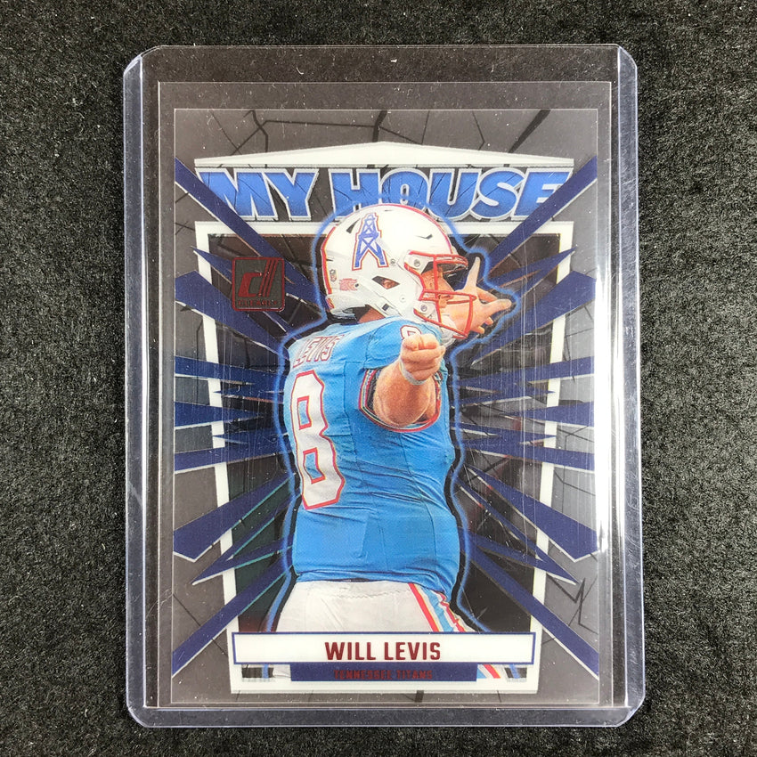 2023 Clearly Donruss Football WILL LEVIS My House Rookie Red 80/100