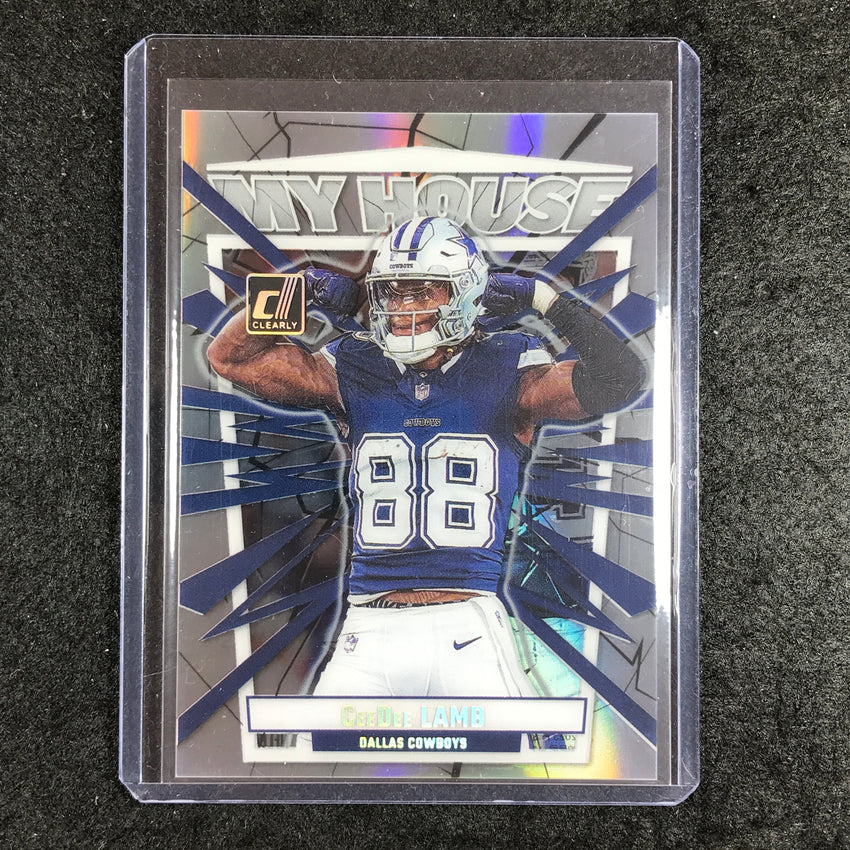 2023 Clearly Donruss Football CEEDEE LAMB My House Silver Holo 2/25