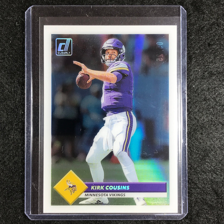 2023 Clearly Donruss Football KIRK COUSINS Retro 1993 Silver Holo 5/25