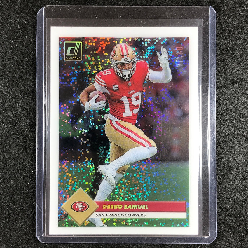 2023 Clearly Donruss Football DEEBO SAMUEL Retro 1993 Gold Holo 4/10